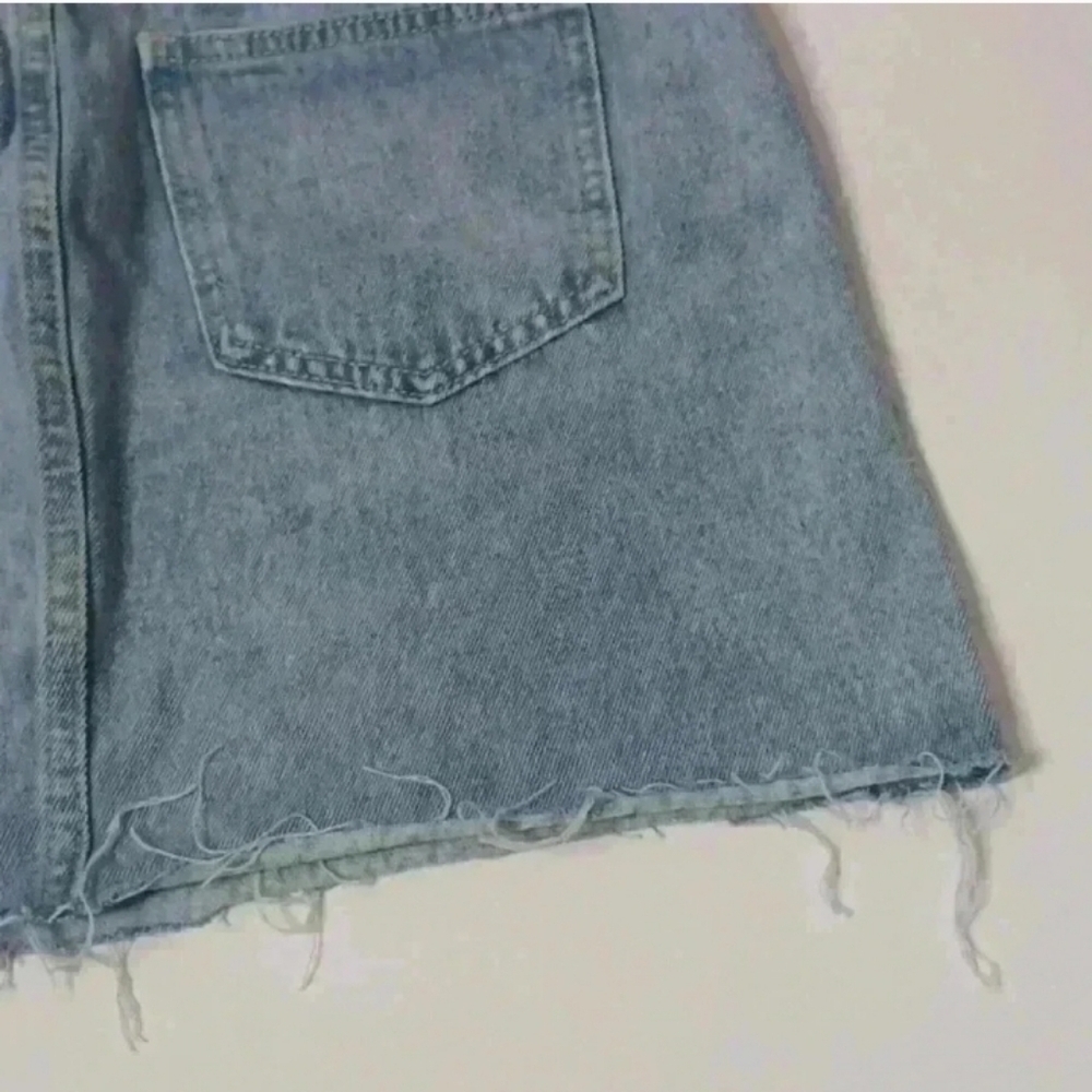 Womens unbalance jean skirts - Picture 7 of 13